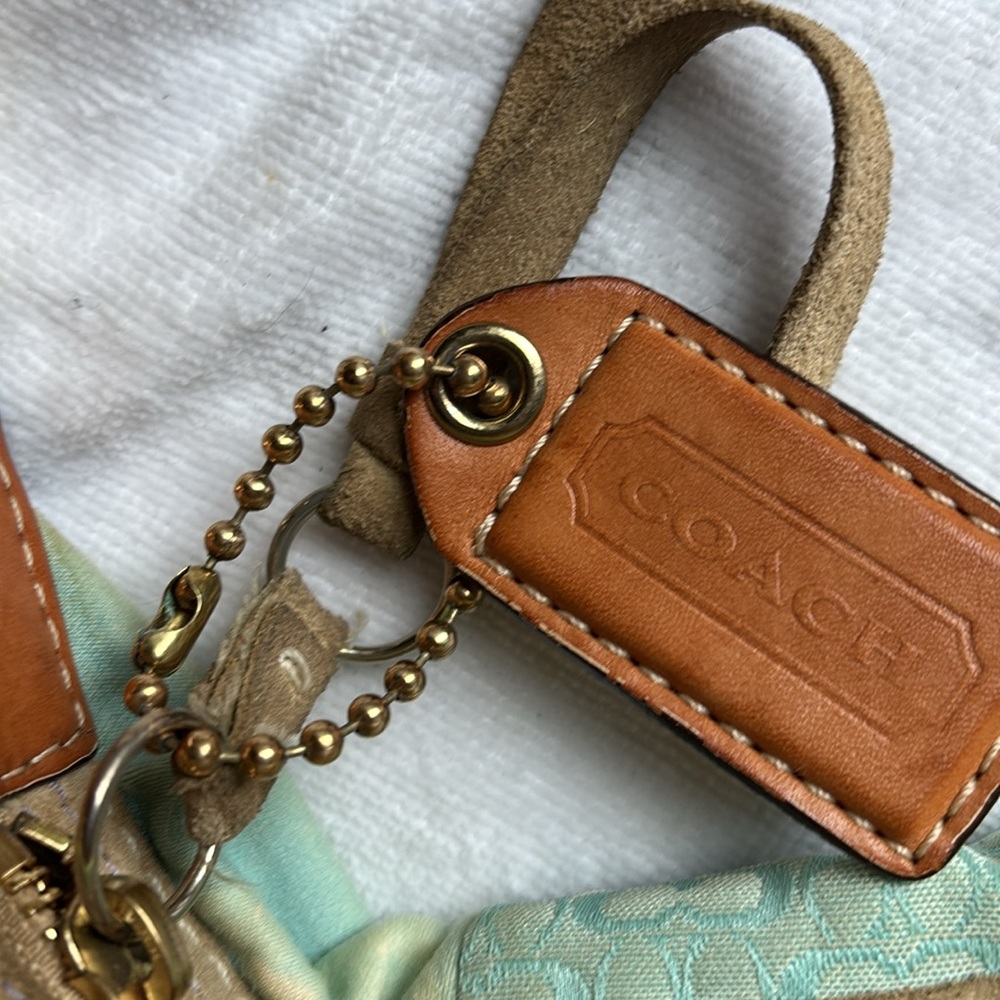 Vintage Colorful/Pastel Patchwork Coach Bag - Picture 9 of 13